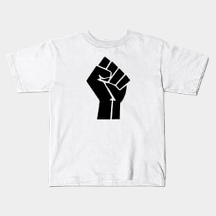 Raised Fist Black Lives Kids T-Shirt